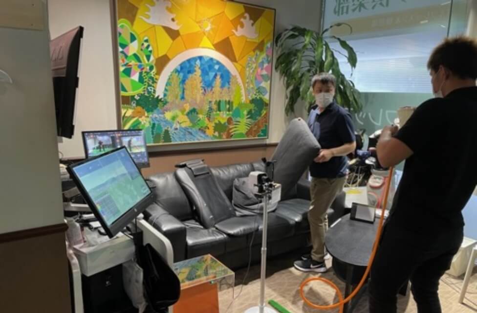 光触媒イオニアミストプロの施工風景